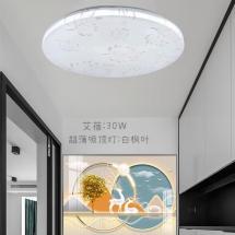 超薄吸顶灯-白枫叶